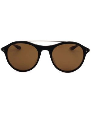 Barton Perreira Round-Frame Sunglasses - Black