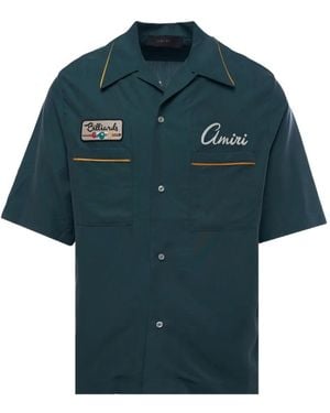 Amiri Billiards Club Camp Shirt - Blue