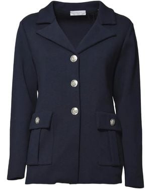Charlott Cotton Blazer - Blue