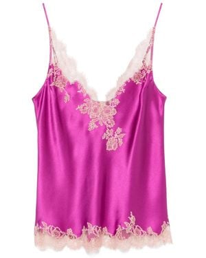 Carine Gilson Lace-Detailed Camisole - Pink