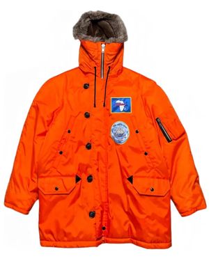 DENIM TEARS Longest Trip Parka - Orange