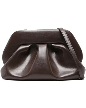 THEMOIRÈ Gathered Clutch Bag - ブラック