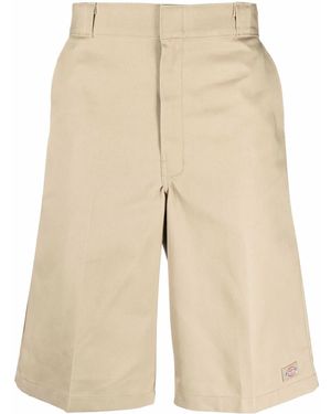 Dickies Logo-Patch Bermuda Shorts - Natural