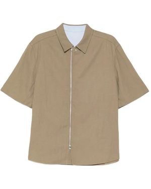 CROQUIS Dual-Zip Shirt - Natural
