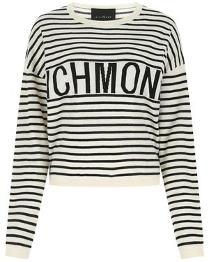 John Richmond Striped Jumper - Black