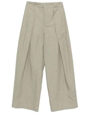 DRYKORN Threw Pleated Wide-Leg Pants - White