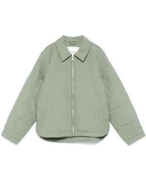 Closed Quilted Jacket - Green