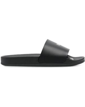 Off-White c/o Virgil Abloh Logo-print Rubber Pool Sliders - Black