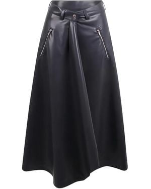 Nanushka Falda Neith con bolsillo con cremallera - Azul