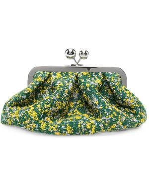 Weekend by Maxmara Pasticcino Floral-Print Clutch Bag - Green