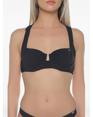 Banana Moon Balco Underwired Crossover Bikini Top - Black