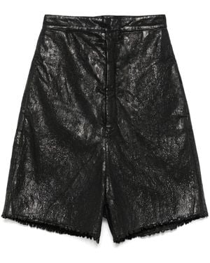 Rick Owens Cutoffs Denim Shorts - Black