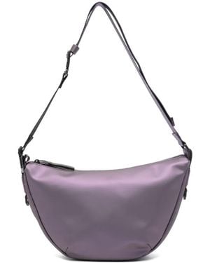 Rains Valera Curved-Base Messenger Bag - Purple