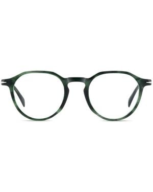David Beckham Brille Mit Rundem Gestell - Schwarz