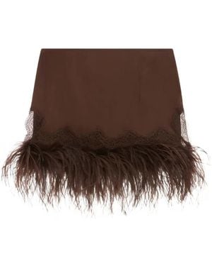 16Arlington Zelmi Mini Skirt - Brown