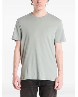 Calvin Klein T-Shirt Mit Logo-Stickerei - Grau