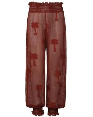 Johanna Ortiz Palm Nomad Pants - Red