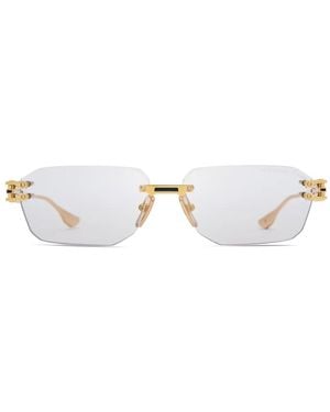 Dita Eyewear Geometric-Frame Sunglasses - White