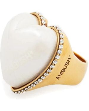 Ambush Anello A Cuore - Metallizzato
