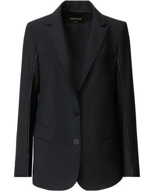 Fabiana Filippi Notch-Lapels Blazer - Black