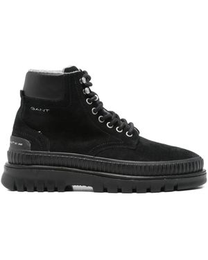 GANT Lace-Up Hiking Boots - Black
