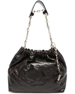 Ba&sh Large June Shoulder Bag - Black
