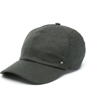 Canali Baseballkappe Aus Wollfilz - Grau