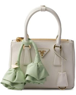 Prada Mini Galleria Tasche - Weiß
