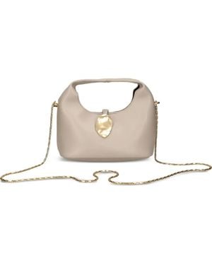 Calvin Klein Top-Handle Chain-Strap Bag - White
