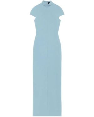 Solace London Lang Maxi Dress - Blue