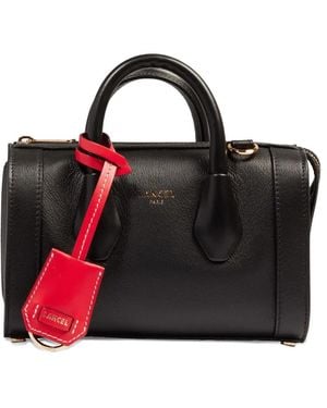Lancel Mini Bcbg Leather Top-Handle Tote Bag - Black