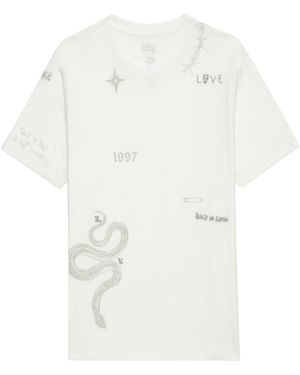 Zadig & Voltaire Graphic-Print T-Shirt - White