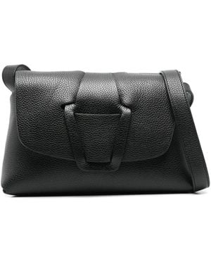 Hereu Mabra Grainy Cross Body Bag - Black