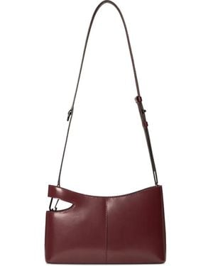 Louis-Gabriel Nouchi Brief Cut-Out Leather Shoulder Bag - Red