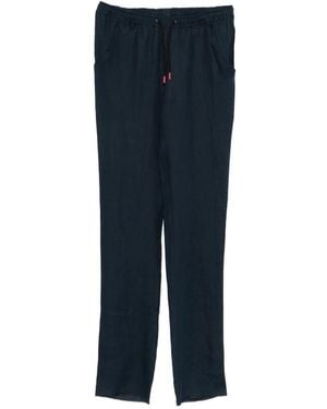 Kiton Drawstring-waist trousers - Blau