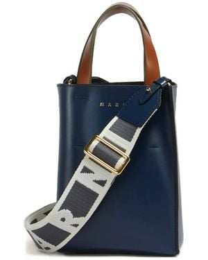 Marni Nano Museo Tote Bag - Blue