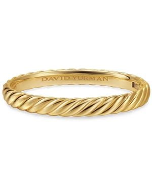 David Yurman 18Kt Geelgouden Cable Armband - Metallic