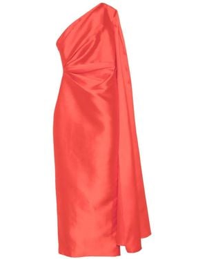 Solace London Veya Maxi Dress - Red