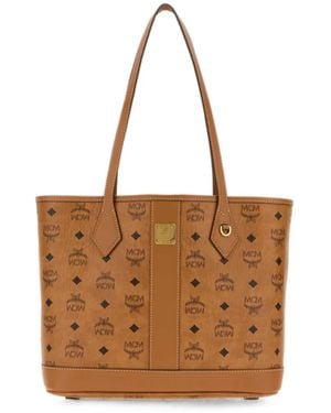 MCM Liz Vi Tote Bag - Brown