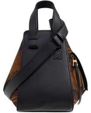 Loewe Hammock Zip Tote Bag - Black