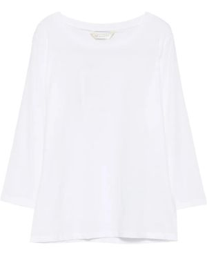 Max Mara Lorata Three-Quarter-Sleeve T-Shirt - White