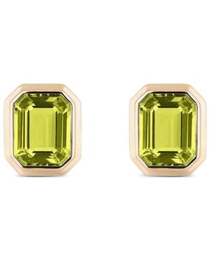 Goshwara Manhattan Peridot Earrings - Yellow