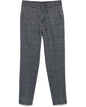 Karl Lagerfeld Textured Drawstring Trousers - Black