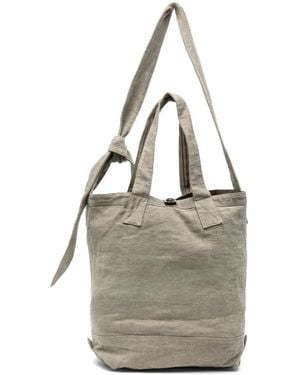 Ziggy Chen Tote Bag Mit Knotendetail - Grau