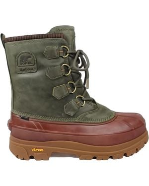 Sorel Xbarbour Caribou Lace-Up Leather Boots - Green