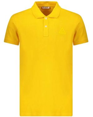 Iceberg Logo-Embroidered Piqué Polo Shirt - Yellow