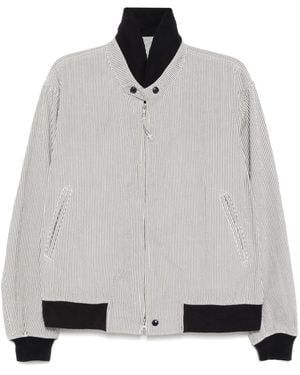 Engineered Garments Striped Jacket - White