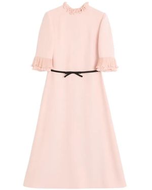 Valentino Garavani Cady Couture Midi Dress - Pink