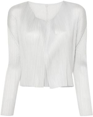 Pleats Please Issey Miyake Plissé Jacket - White