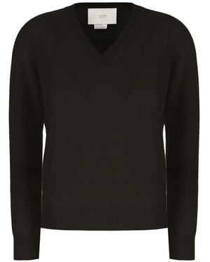 Vanisé V-Neck Cashmere Jumper - Black